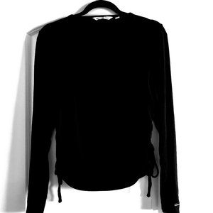 Calvin Klein Long Sleve Tie Sides Fitted Top XL